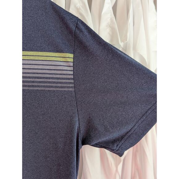 Ben Hogan Performance Polo Men's XL Blue with Green & White Stripes on Chest - Picture 6 of 11